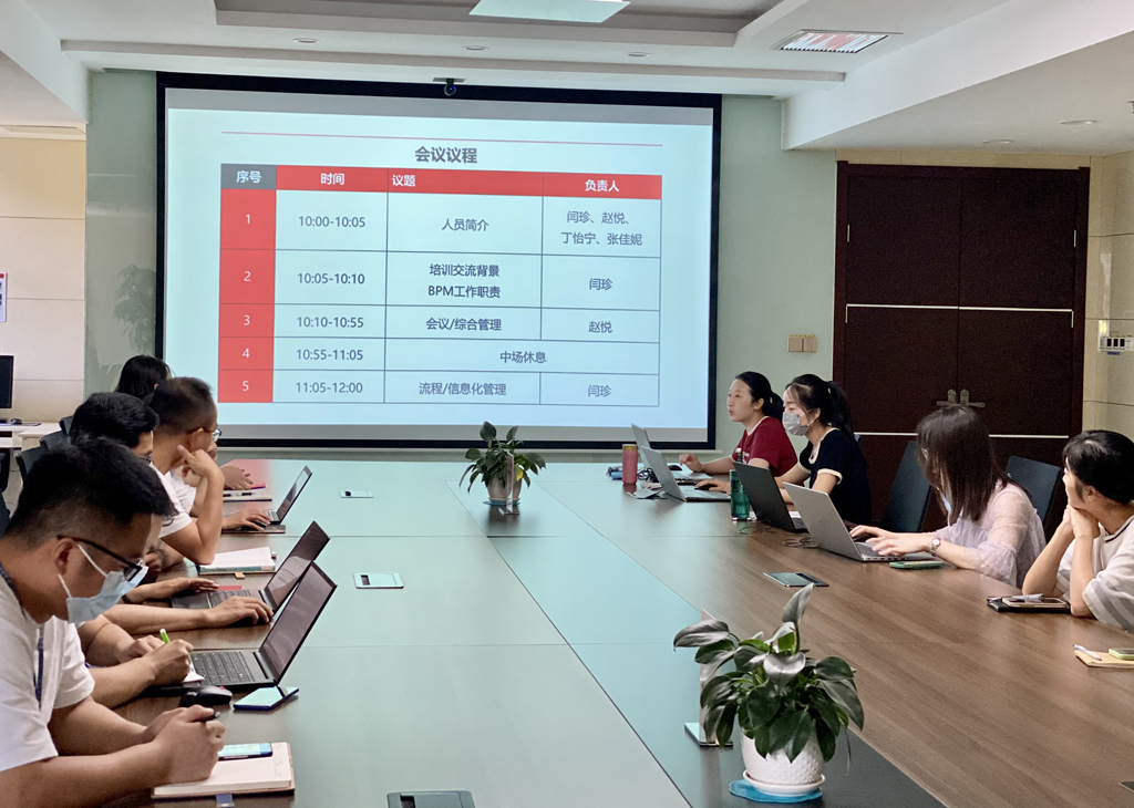 今年会微电召开首期BPM专项培训交流会